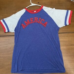 Vintage Style America Ringer Tee